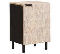 vidaXL Mueble de Cuarto de Baño 38 x 33 x 58 cm Madera de Mango Maciza, Almacenamiento de baño, Mueble Compacto, Organizador Rectangular, Madera de Mango Duradera, diseño Elegante Que Ahorra Espacio