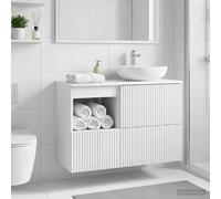 vidaXL Mueble de Cuarto de Baño Blanco Brillante 30 x 35 x 50 cm
