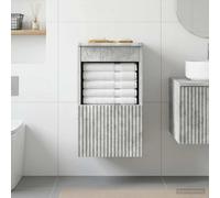 vidaXL Mueble de Cuarto de Baño Gris Hormigón 30 x 41 x 50 cm