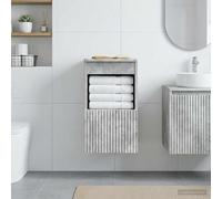 vidaXL Mueble de Cuarto de Baño Gris Hormigón 30 x 44,5 x 50 cm