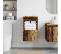 vidaXL Mueble de Cuarto de Baño Madera envejecida 30 x 35 x 50 cm