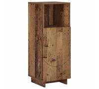 vidaXL Mueble de Cuarto de baño Madera Envejecida 36,5 x 38 x 95 cm | La superficie lisa proporciona un aspecto moderno., el armario ofrece mucho espacio para guardar artículos, cuenta con