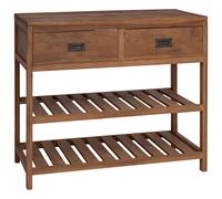 vidaXL Mueble de Cuarto de Baño Natural 90 x 45 x 75 cm