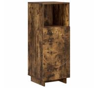 vidaXL Mueble de Cuarto de baño Roble Ahumado 36,5 x 38 x 95 cm | La superficie lisa proporciona un aspecto moderno., el armario ofrece mucho espacio para guardar artículos, cuenta con