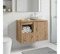 vidaXL Mueble de Cuarto de Baño Roble artisan 30 x 41 x 50 cm