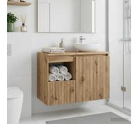 vidaXL Mueble de Cuarto de Baño Roble artisan 30 x 44,5 x 50 cm
