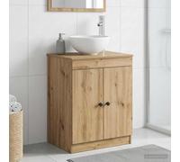 vidaXL Mueble de Cuarto de Baño Roble artisan 54 x 41 x 70 cm