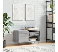 vidaXL Mueble de discos madera de ingeniería gris Sonoma 85x38x48 cm
