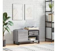 vidaXL Mueble de discos madera de ingeniería gris Sonoma 85x38x48 cm