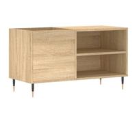 vidaXL Mueble para discos Madera de ingeniería Roble Sonoma 85x38x48 cm Armario para vinilos