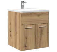 vidaXL Mueble de lavabo de baño madera roble artisan 41x38,5x46 cm