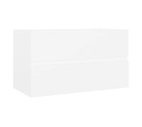 Vidaxl mueble de lavabo madera de ingeniería blanco 80x38,5x45 cm