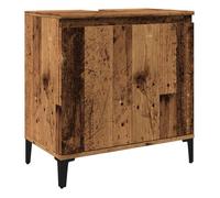 Vidaxl mueble de lavabo madera de ingeniería envejecida 58x33x60 cm