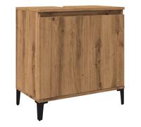 Vidaxl mueble de lavabo madera de ingeniería roble artisan 58x33x60 cm