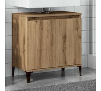 Vidaxl mueble de lavabo madera de ingeniería roble artisan 58x33x60 cm