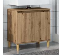vidaXL Mueble de lavabo madera de ingeniería roble artisan 58x33x60 cm