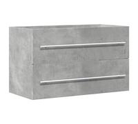 vidaXL Mueble de Lavabo Madera ingeniería Gris hormigón 80x38,5x48 cm