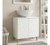 vidaXL Mueble de lavabo para baño DELFT Blanco 59,5 x 31,5 x 59 cm