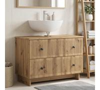 vidaXL Mueble de lavabo para baño EDE Roble artisan 82 x 41 x 59 cm