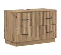 vidaXL Mueble de Lavabo para baño HOORN Roble Artisan 82 x 41 x 56 cm