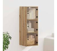 vidaXL Armario de pared, 35 x 37 x 102 cm, material de madera, acabado roble artesanal