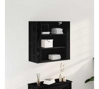 vidaXL Armario de pared, color , aspecto de roble, 80 x 33 x 80 cm, material de madera