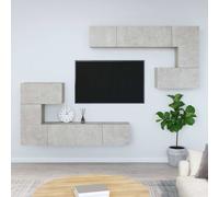 vidaXL Mueble de pared para TV madera contrachapada, Mueble de Salon, Mueble TV, Mueble TV salon, Mesa de TV, Mueble tele
