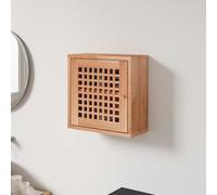 vidaXL Mueble de pared madera maciza nogal 42x18x42 cm