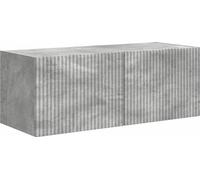 vidaXL: Mueble de pared para televisión, 78,5 x 31 x 29,5 cm, hormigón y tablero de partículas