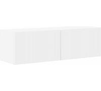 vidaXL: Mueble de pared para televisión, blanco, 98 x 31 x 29,5 cm, material de madera