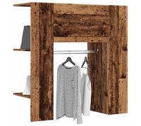 vidaXL Mueble de recibidor madera ingeniería madera vieja 97,5x37x99cm