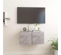 vidaXL Mueble de salón colgante gris hormigón 60x30x30 cm