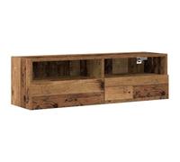 vidaXL Mueble de Tele rústico de Madera recuperada, para teles de hasta 55", con Mucho Espacio de Almacenamiento, diseño Duradero, fácil de armar, Ideal para la Sala, Unidad Moderna montada, Estante