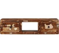 vidaXL: Mueble de televisión de pared, 100x32x25 cm, madera maciza de estilo rústico