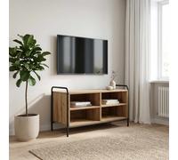 vidaXL Mueble de TV 140 x 39,5 x 50 cm Roble artisan