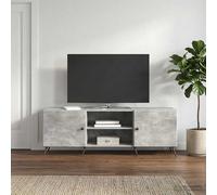 vidaXL: Mueble de TV de 150 x 31 x 50 cm, color gris cemento, fabricado en material de madera