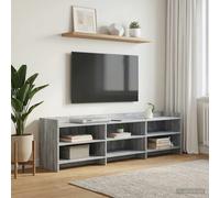 vidaXL Mueble de TV 168 x 33 x 47 cm Sonoma gris Madera de ingeniería