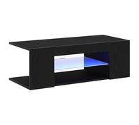 vidaXL Mueble de TV 90 x 39 x 30 cm Roble Negro Madera de ingeniería