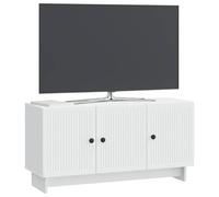 vidaXL Mueble de TV 99 x 34,5 x 50 cm Madera de Ingeniería, Sala, Armario Moderno, Amplio Espacio, estantería Actual, Unidad de Entretenimiento, organización del hogar