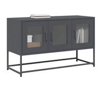 vidaXL Mueble de TV acero laminado en frío antracita 100,5x39x60,5 cm