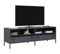 vidaXL Mueble de TV acero laminado en frío antracita 135x39x43,5 cm