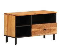 vidaXL Mueble de TV, Armario Consola con Almacenamiento, Centro de Entretenimiento, Soporte de Televisión, Madera Maciza de Acacia