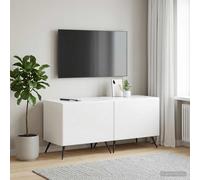 vidaXL Mueble de TV Blanco Brillante Madera de ingeniería