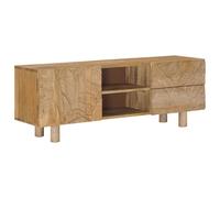 vidaXL: Mueble de TV con cajones, estante y puerta, 110 x 30 x 40 cm