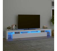vidaXL Mueble de TV con luces LED color 260x36,5x40 cm, Mueble de Salon, Mueble TV, Mueble TV salon, Mesa de TV, Mueble tele