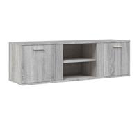 vidaXL Mueble de TV Consola con almacenamiento Madera de ingeniería Gris Sonoma 120x34x37 cm