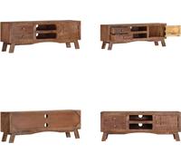 vidaXL Mueble de TV de 110x30x40 cm, madera de mango rústica - Muebles para TV - Mueble de TV - Muebles de TV - Aparador