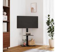 vidaXL Mueble de TV de esquina para 32-65 pulgadas negro Modelo 1 nivel, 2 niveles, 3 niveles
