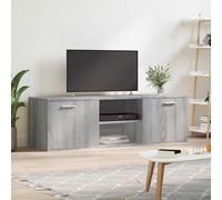 vidaXL Mueble de TV de madera de ingeniería gris sonoma 120x34x37 cm
