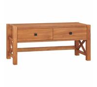 vidaXL Mueble de TV de madera de teca 100x40x45 cm
